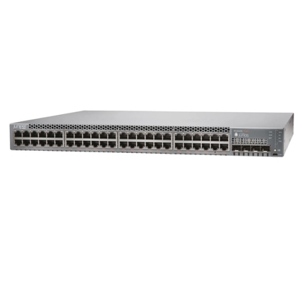 EX3400-48T EX3400 48 منفذ 10/100/1000BaseT 4 X 1/10G SFP/SFP+ 2 X 40G QSFP+ مروحة زائدة من الأمام إلى الخلف تدفق الهواء