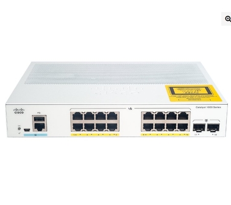 C1000-16T-2G-L سيسكو كاتاليست 1000 التبديل 16x 10/100/1000 منافذ إثنر 2x 1G SFP Uplinks