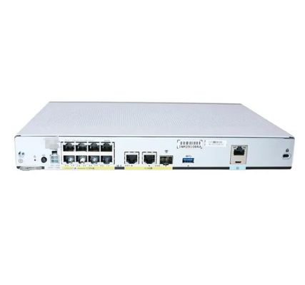 C1111-8P Cisco 1100 Series Router ISR 1100 ثمانية منافذ GE WAN Ethernet Router مزدوج