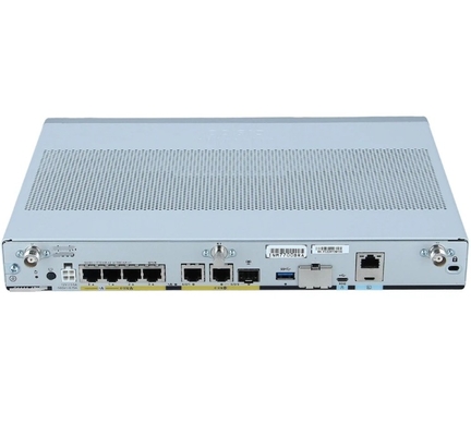 C1111-4P Cisco 1100 Series Router ISR 1100 4 منافذ GE WAN Ethernet Router مزدوج
