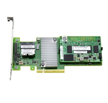 برودكوم LSI SAS 9500-8i محول الحافلة المضيفة 12Gb / s SAS 8-Port PCIe 3.0 HBA Card Support Raid 0/1/1E/10Broadcom 9311-8i