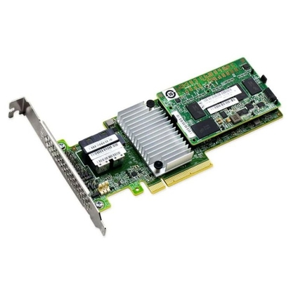 برودكوم LSI SAS 9500-8i محول الحافلة المضيفة 12Gb / s SAS 8-Port PCIe 3.0 HBA Card Support Raid 0/1/1E/10Broadcom 9311-8i
