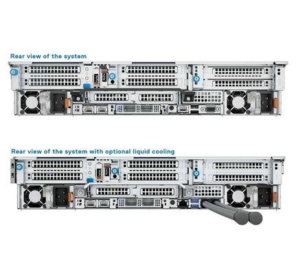 De ll PowerEdge R760 Rack Server Mainstream 2U مزدوج Intel Xeon 16x 2.5 " SAS/SATA 8x NVMe Direct