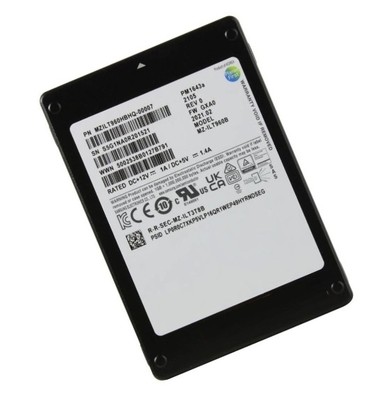 MZILT3T8HBLS-00007 سامسونج PM1643A MZILT3T8HBLS-00007 SSD 3.84TB SAS 12Gb / s جديد تمامًا