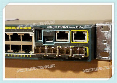 سويتش سيسكو WS-C2960S-48LPS-L 48 بوابة بو جيجابيت إيثيرنث سويتش سويتش سيسكو الشبكة يقدم مشعل 48 قوة على إيثيرنث (PoE) إيثيرنث 10/100/1000 منافذ مع 370W PoE مصدر الطاقة