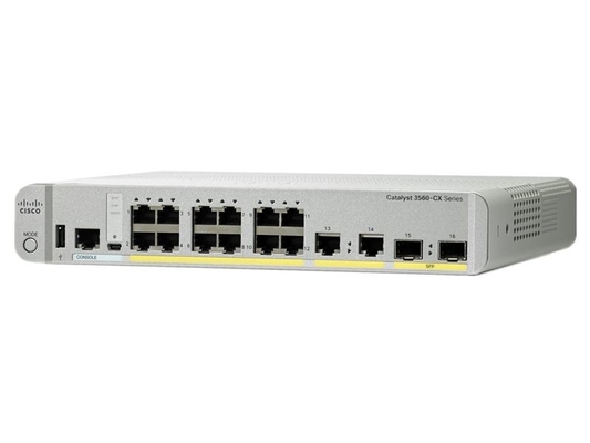 WS C3560CX 12TC S المحفز المحول المدمج 3560-CX 12 Port Compact Switch طبقة