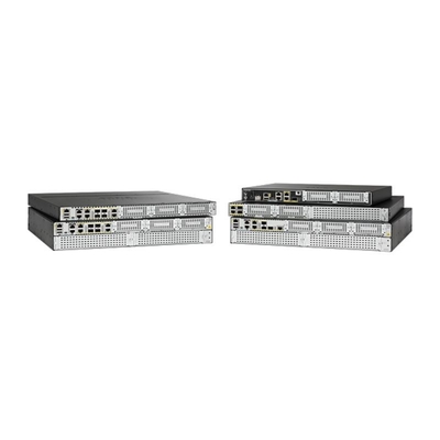 ISR4461 K9 جهاز توجيه سيسكو ISR 4461 مع 4 فتحات GE 3 NIM ISC 3 SM 8 GB ذاكرة فلاش افتراضية