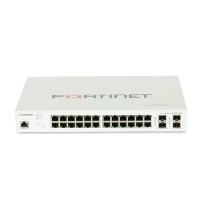 FS-224E-POE سلسلة فورتينيت فورتيسويتش 200 توفر حلاً آمناً وبسيطاً وقابلاً للتوسع