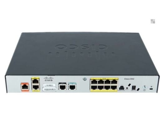 جهاز التوجيه CISCO891-K9 Cisco 891 GigaE SecRouter 2 WAN Ports 8 × 10/100 LAN LANs