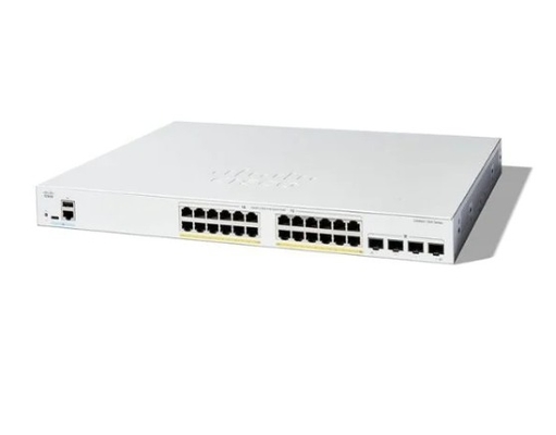 C1300-24FP-4GCisco المفاتيح سيسكو المفاتيح 24x 10/100/1000 منفذ PoE + مع ميزانية طاقة 370W