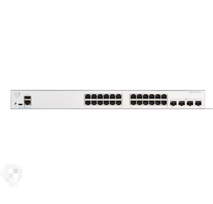 C1200-24P-4X سيسكو C1200-24P-4X 24x 10/100/1000 منافذ PoE + مع ميزانية الطاقة 195W ، 4x10 جيجابيت SFP ، قابلة للتركيب على الرف