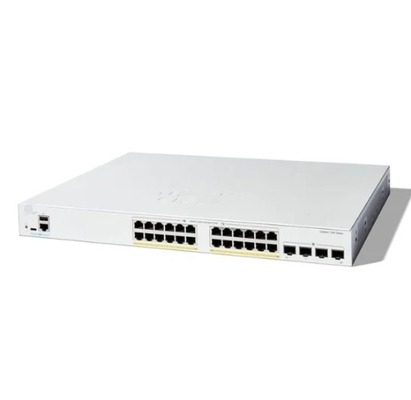 C1200-24P-4X سيسكو C1200-24P-4X 24x 10/100/1000 منافذ PoE + مع ميزانية الطاقة 195W ، 4x10 جيجابيت SFP ، قابلة للتركيب على الرف
