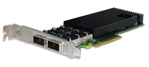 PE340G2QI71 ثنائي الموانئ الألياف 40 جيجابيت إيثيرنت PCI Express Server Adapter Silicom