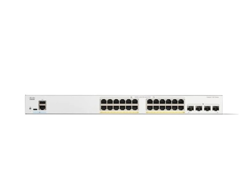 C1000-24T-4X-L سيسكو كاتاليست 1000 سلسلة المفاتيح 24x 10/100/1000 منافذ إثنر 4x 10G SFP + Uplinks