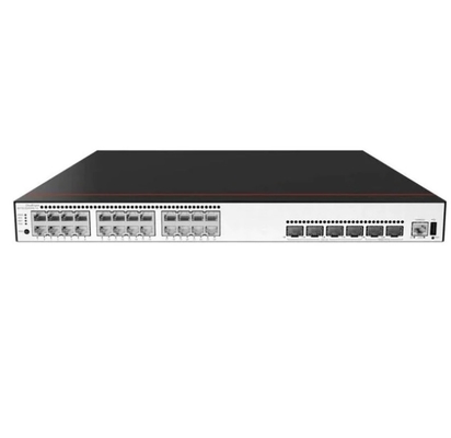 S5735-S24T4XE-V2 24*10/100/1000 منافذ Base-T 4*10GE منافذ SFP+ 2*12GE منافذ Stack PoE+ بدون وحدة طاقة