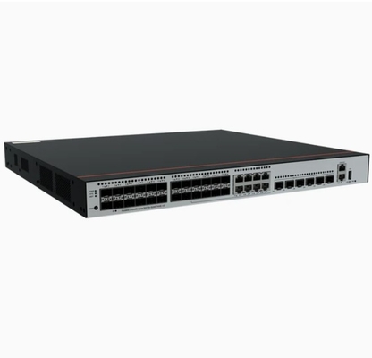 S5735-S24ST4XE-V2 24*GE منافذ SFP 8 منها ذات الغرض المزدوج 10/100/1000 أو SFP 4*10GE منافذ SFP+ 2*12GE منافذ كومة بدون وحدة طاقة