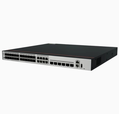 S5735-S24ST4XE-V2 24*GE منافذ SFP 8 منها ذات الغرض المزدوج 10/100/1000 أو SFP 4*10GE منافذ SFP+ 2*12GE منافذ كومة بدون وحدة طاقة