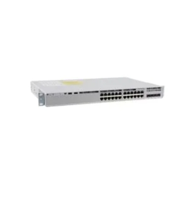 مفتاح Cisco Catalyst 9200L C9200L-24T-4X-E بـ 24 منفذ بيانات و 4 منافذ ربط علوي بسرعة 10 جيجابت/ثانية - Network Essentials