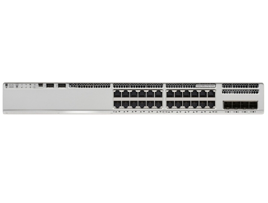 C9200-24T-E محول بيانات Catalyst 9200 بـ 24 منفذًا، أساسيات الشبكة، مفتاح ثابت 1RU
