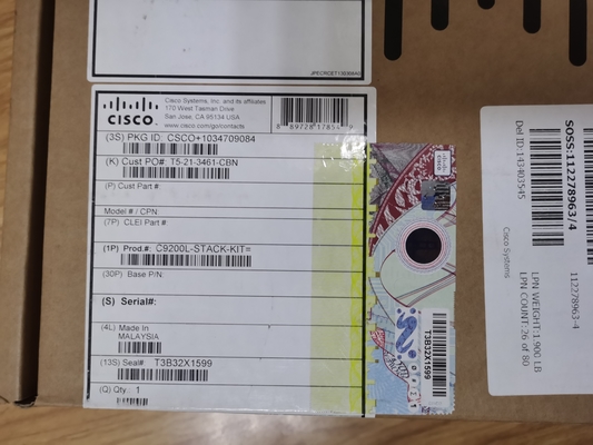Cisco C9200L-STACK-KIT وحدة تجميع الشبكة لـ Catalyst 9200L