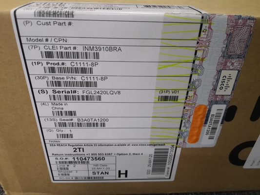 سيسكو ISR 1100 C1111-8P راوتر 8 منافذ GE WAN مزدوجة 1Gbps