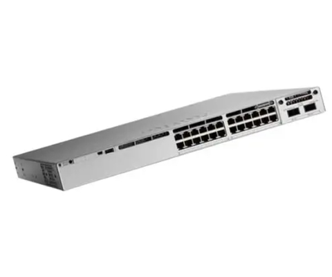 مفتاح Cisco C9200L-24T-4X-E بـ 24 منفذ جيجابت مع 4x10G وصلات صاعدة