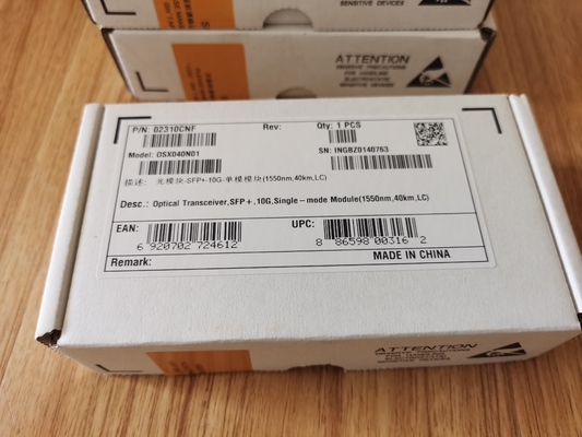 جهاز إرسال واستقبال Huawei OSX040N01 SFP+ 10G أحادي الوضع LC، مسافة 40 كم