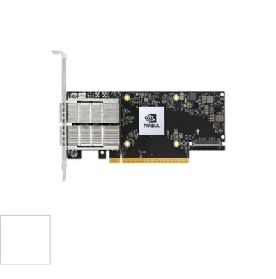MCX755106AS-HEAT NVIDIA Mellanox ConnectX-7 بطاقة محول HHHL ، 200GbE (الوضع الافتراضي) / NDR200 IB منفذ مزدوج QSFP112