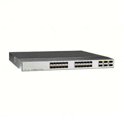 CE6870-24S6CQ-EI، مفتاح هواوي CE6800، 24 منفذ SFP+ بسرعة 10 جيجابت/6 منافذ QSFP28 بسرعة 100 جيجابت/بدون مروحة ووحدة طاقة