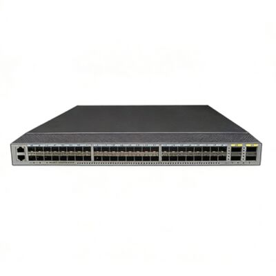 CE6875-48S4CQ-EI، 48 منفذًا من نوع SFP+ بسرعة 10 جيجابت، 4 منافذ من نوع QSFP28 بسرعة 100 جيجابت أو 4 منافذ من نوع QSFP+ بسرعة 40 جيجابت.