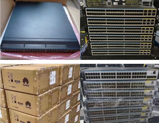 CE6875-48S4CQ-EI، 48 منفذًا من نوع SFP+ بسرعة 10 جيجابت، 4 منافذ من نوع QSFP28 بسرعة 100 جيجابت أو 4 منافذ من نوع QSFP+ بسرعة 40 جيجابت.