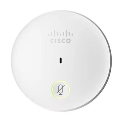 CS-MIC-TABLE-E، ميكروفون طاولة Cisco، سلكي، أحادي الاتجاه، مقبس 3.5 ملم