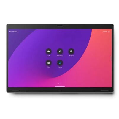 CS-BRDP75-K9، جهاز التعاون Cisco Board Pro 75 G2، شاشة لمس 75 بوصة بدقة 4K، صوت ذكي، مشاركة لاسلكية