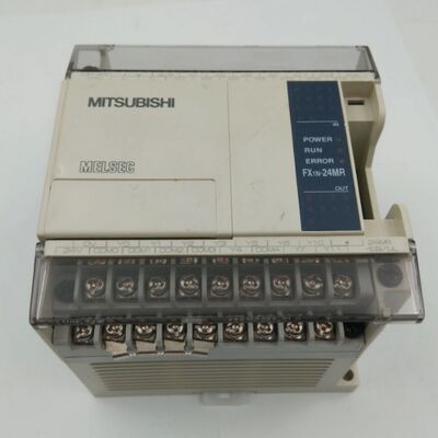 التحكم الصناعي PLC من سلسلة FX1N مع 24 نقطة إدخال/إخراج (I/O) ومخرج ترحيل وتزويد طاقة AC 100-240V