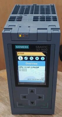 SIMATIC S7-1500 CPU 1511-1 PN، ذاكرة برنامج 150 كيلو بايت، ذاكرة بيانات 1 ميجابايت، واجهة PROFINET
