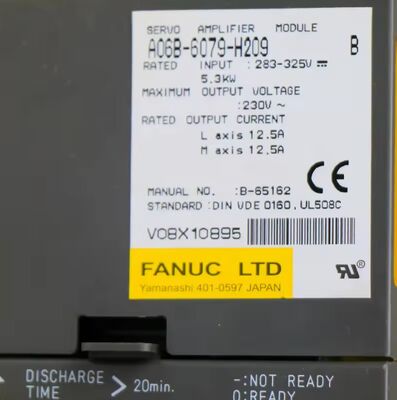 Fanuc A06B-6079-H209 وحدة مكبر للصوت المؤازرة لأدوات آلة التصنيع باستخدام الحاسب الآلي
