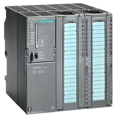 معالج سيمنز 6ES7314-6EH04-0AB0 S7-300 CPU 314C-2 PN/DP مع PROFINET PROFBUS