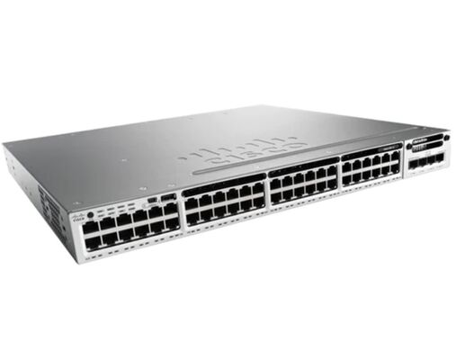 Cisco Catalyst 9300 Switch C9300-48P-A 48-Port PoE + مع عرض النطاق الترددي المتراكم 480 Gbps و 256 Gbps القدرة على التبديل