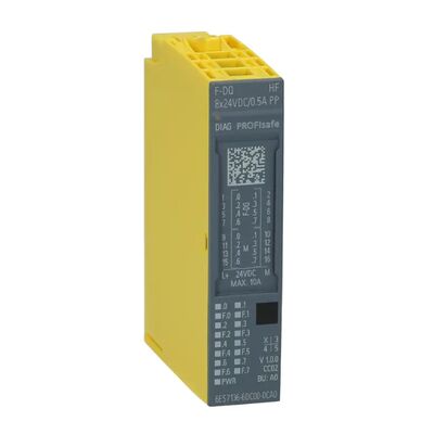 Siemens 6ES7136-6DC00-0CA0 ET200SP F-DQ 8x24VDC وحدة الإخراج الرقمية للسلامة