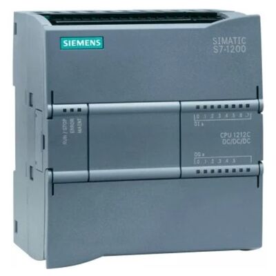 سيمنز 6ES7212-1AE40-0XB0 S7-1200 وحدة المعالجة المركزية 1212C وحدة PLC مع 8 مدخلات رقمية 6 مخرجات ترانزستور و اتصال PROFINET