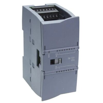 وحدة إدخال تناظرية Siemens 6ES7231-5PD32-0XB0 SM 1231 RTD مع 4 مدخلات تناظرية RTD وإمداد 24 فولت تيار مستمر وحماية IP20 لـ SIMATIC S7-1200