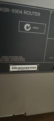 جهاز التوجيه Cisco ASR-9904 المزود بتكوين بطاقة حافة الخدمة 2x10G/IG (BRAS)