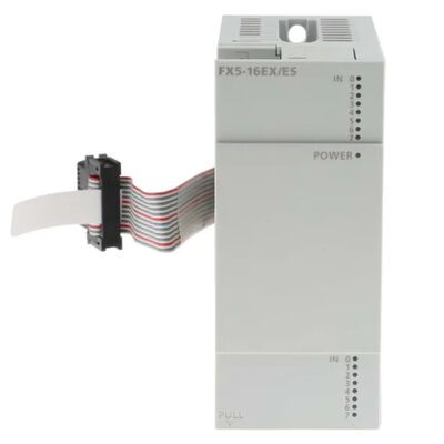 وحدة إدخال DC بـ 16 نقطة من Mitsubishi FX5-16EX/ES مع اختيار المصرف/المصدر لتركيب DIN Rail من MELSEC iQ-F