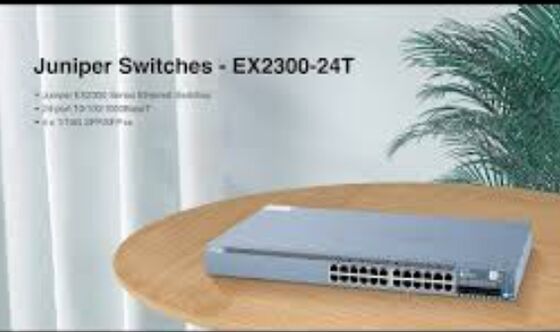 EX2300-24T، مفتاح Juniper EX2300، 24x1G RJ45/4x10G SFP+