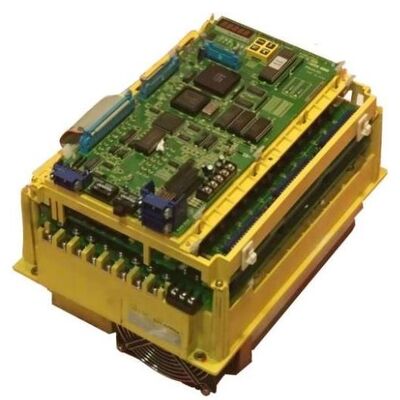 محرك مضخم دوران FANUC A06B-6064-H202 لآلات CNC مع محركات دوران 1S / 2S وحماية من الحرارة الزائدة