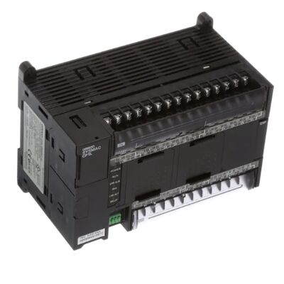 وحدة تحكم منطقي قابلة للبرمجة (PLC) مدمجة من Omron CP1L-EM40DT-D مع إيثرنت، 24 مدخل و 16 مخرج ترانزستور