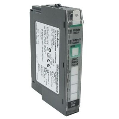 وحدة إخراج Allen-Bradley 1734-OB8 POINT I/O بـ 8 قنوات و 24 فولت تيار مستمر