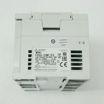 وحدة وحدة المعالجة المركزية Mitsubishi FX5U-32MT/ES PLC 32 مخرج ترانزستور I/O