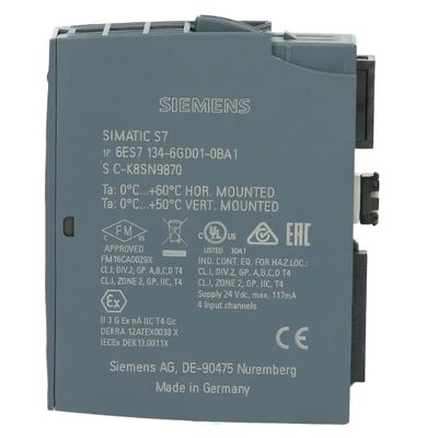 سيمنز 6ES7134-6GD01-0BA1 SIMATIC ET 200SP وحدة الدخول التناظرية AI 4xI 2-/4-Wire ST