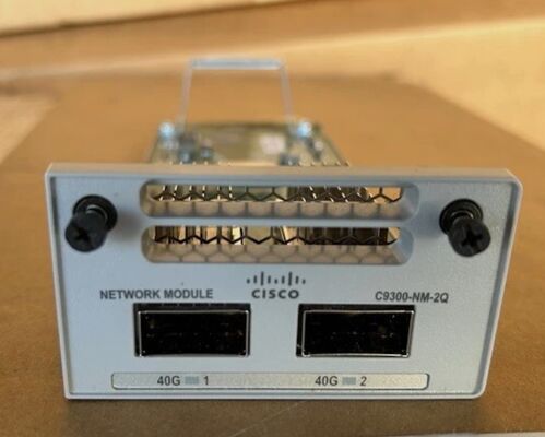 وحدة شبكة C9300-NM-2Q 40GE، وحدة توسيع عالية السرعة QSFP+ ذات منفذين لمفاتيح Catalyst 9300 Series